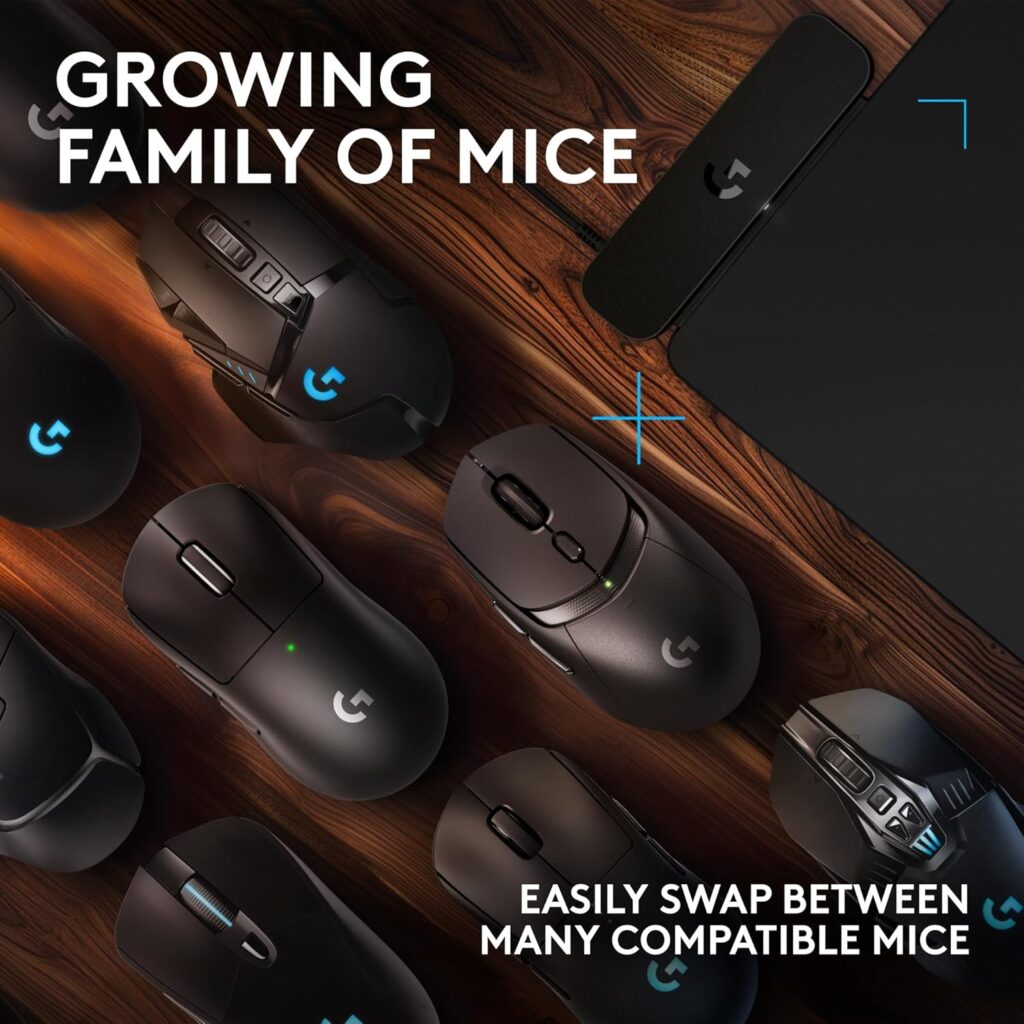 Logitech G PowerPlay 2 किन माउस के साथ कंपैटिबल है?