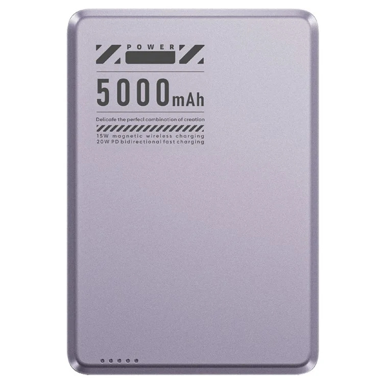 Xiaomi 5000mAh Magnetic Power Bank डिज़ाइन