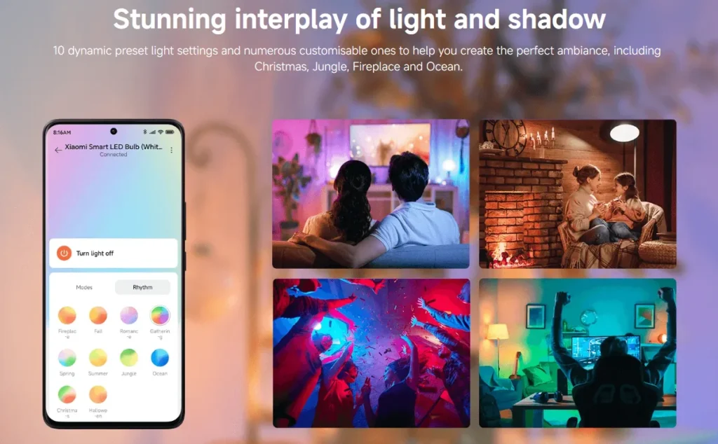 Xiaomi Smart LED Bulb के स्पेसिफिकेशन्स और फीचर्स